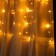 Garland "Curtain" 1.5 × 1 m, IP20, transparent thread, 180 LED, yellow glow, 8 modes, 220 V