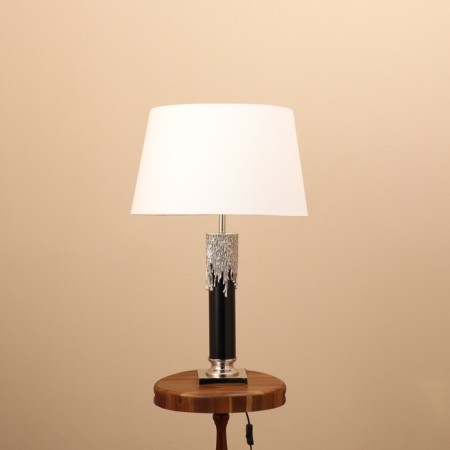 TECHNOL Lamp "White" White/black 1x40W, E27, 50x50x78 cm-1