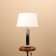 TECHNOL Lamp "White" White/black 1x40W, E27, 50x50x78 cm