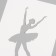 Plastic stencil "Ballerina", 16x24 cm