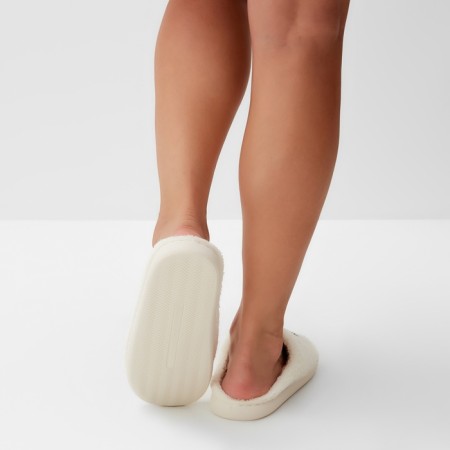 Women's slippers, size 38-39, milk-10