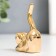 Souvenir Ceramics "Cat - Sucking" gold 5.5x2.4x7.8 cm