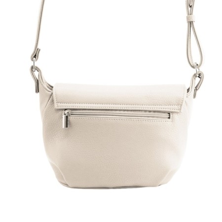 Female bag, artificial leather, white 22x10x18 cm-1