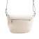 Female bag, artificial leather, white 22x10x18 cm
