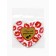 Magnet with a stamp-layer "I want to admit to you", 7 × 6 cm