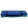 Tourist mat, folding, 170x51x0.8 cm, blue/turquoise color