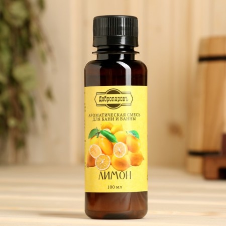 Fragrance for the bath and bath "Lemon" natural, 100 ml "Dobroparov"-3