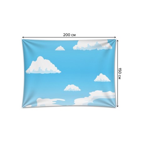 Decorative panel with photo printing, size 150x200 cm-1