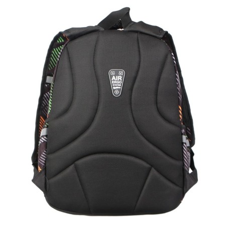 Youth backpack 40 x 30 x 16 cm, with an ergonomic back, with a luminous element of optical-fiber threads, Seventeen, Optical Fiber-6