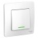 SE BLANCA switch, 10 A, 1 key, IP20, hidden with backlight, white, Blnvs010111