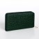 Women's wallet with lightning, green color