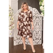 Women's dress, size 54, brown color