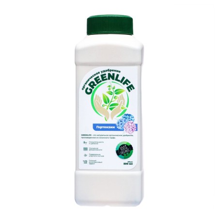 Organic fertilizer "Green Life" for hydrangea, 0.5 l-1