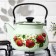 Spherical kettle, 3 l, induction, neckline, lightning color