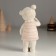 Polystone souvenir "Surprised Bear in a Pink Sweater" 7.5x5x16 cm