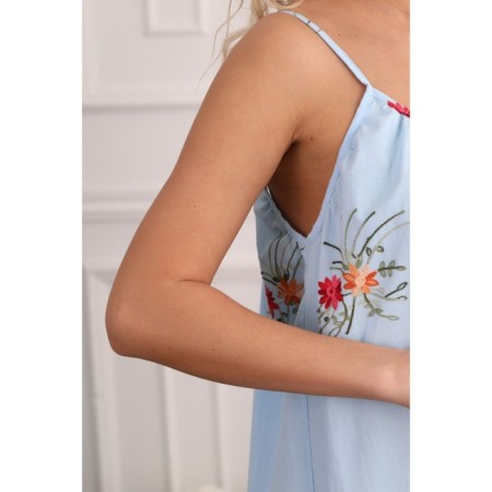 Women's dress, size 48, blue color-9