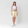 Women's suit (shirt and shorts) Mist Summer Time, size 42, yellow