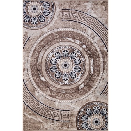 Rectangular carpet Merinos Valencia Deluxe, size 250x500 cm, color Brown