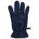 Fleet gloves, blue color, s-m size