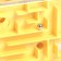 Labyrinth puzzle, yellow color