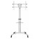Stage for the TV Ultramounts UM307W White 37 "-86" Max.50kg floor mobile