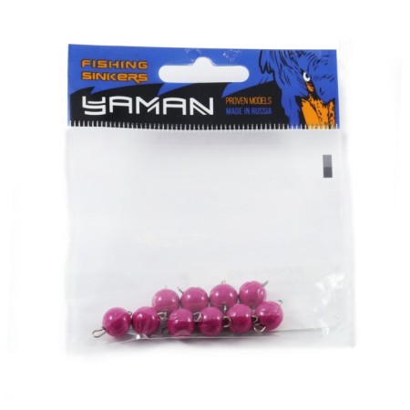Cargo Cheburashka painted collapsible Yaman 10 pcs., 4 g, purple-4