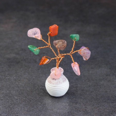 Souvenir "Tree of life. Gems", natural stone, 7 x 3 cm-2