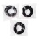 A set of anti -slip linings 3pcs, 100cm/3cm, black