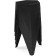 Stool Korner plastic, black 36x42x46 cm
