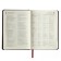 Leduced A5 Diary, 136 Velvet Index sheets, hard cover, artificial leather, lamination Soft Touch, lies, tinted block 70 g/m2, brown