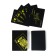Plastic Plastic "Neon" cards, luminous, 30 μm, 8.8 x 6.3 cm, yellow