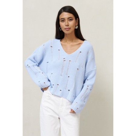 Pulover female Eliseeva Olesya, size XL, Blue color