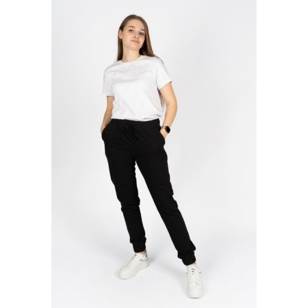 Female trousers, size 46, black color