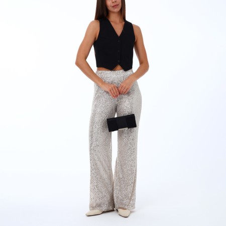 Magneta bag bag, long chain, black color-7