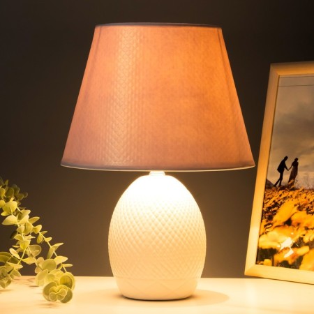Brighton table lamp E27 40W white 24x24x35 cm Risalux-2