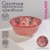 Basilnik ceramic shade "Javlon", 600 ml, d = 14.5 cm, red color