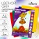 Color felt set, thick-2 mm, A4 format, soft, 5 sheets, 5 colors, bright colors