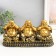 Polystone souvenir "Three Wheels on the stand" 12x26x8 cm
