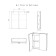 Mirror Bathroom Cabinet Iceberg Dream 60, Dub Sonoma