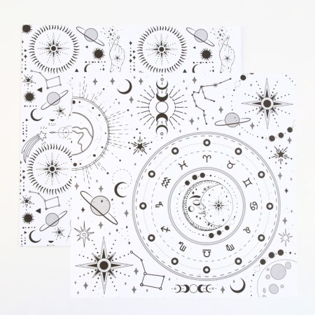 A set of paper for scrapbooking “Cosmos inside”, 12 sheets, 30.5 x 30.5 cm, 180 g/m²-7