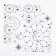 A set of paper for scrapbooking “Cosmos inside”, 12 sheets, 30.5 x 30.5 cm, 180 g/m²