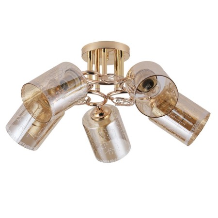 Ceiling light ESCADA, 1118/5PL. 5x40W, e27, 530x530x230 mm, color gold-1