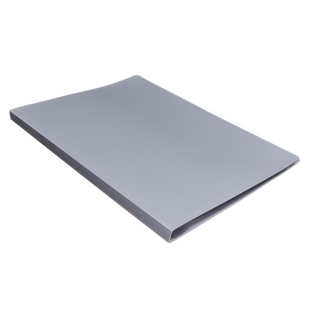 Folder with 10 A4, 500 microns, Calligrata, texture "Sand", Gray-2