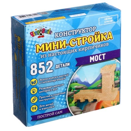 Constructor from bricks "Mini-construction. Bridge ", 852 details