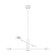 Freya FR5363CL-04W TACTIC, 845x845x775 mm ceiling lamp, GX53, 4x32W, white color