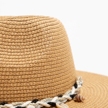 Women's hat minku beige color, rr 56-58-4