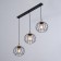 Cut "Contour" 3x60W E27 Black 70x20x22 (90) cm