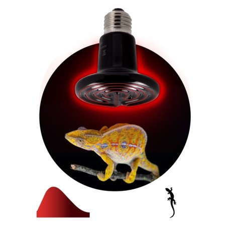 Infrared lamp, ceramic, for heating animals, 150 watts, E27, era-1
