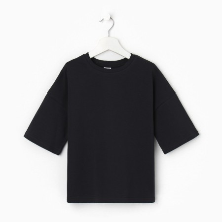 Футболка детская MINAKU:Basic line kids цвет графитовый, рост 92-3