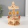 Souvenir musical mechanical tree "Carousel - Bear in the boat" 10x11.5x18.5 cm